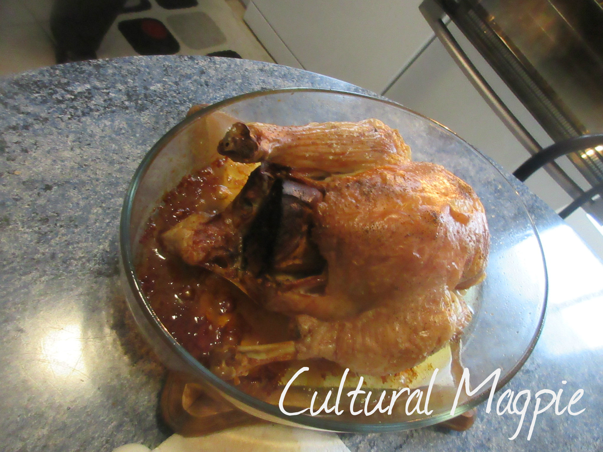 cultural magpie chicken in article